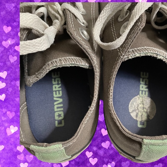 CONVERSE Gray Low Lace-up Classic Sneaker Shoe - 7 woman / 5 men - Picture 3 of 7
